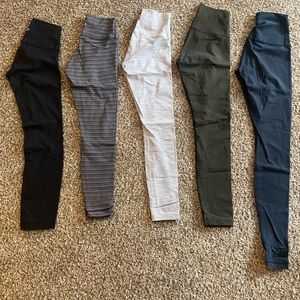 lululemon wunder unders, size 2